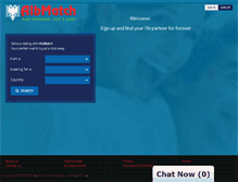 Tablet Screenshot of albmatch.com